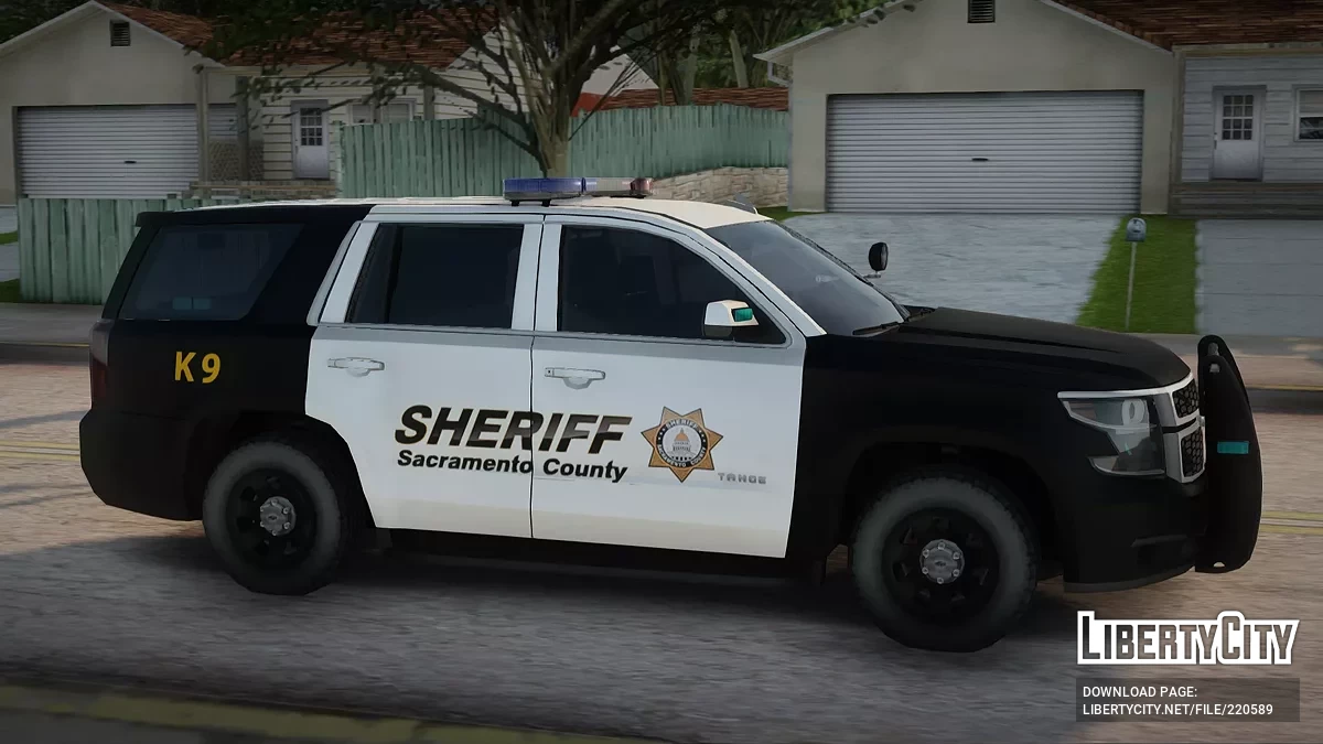 Chevrolet Tahoe 2015 Sacramento Sheriff Department K-9 Unit / GTA San Andreas