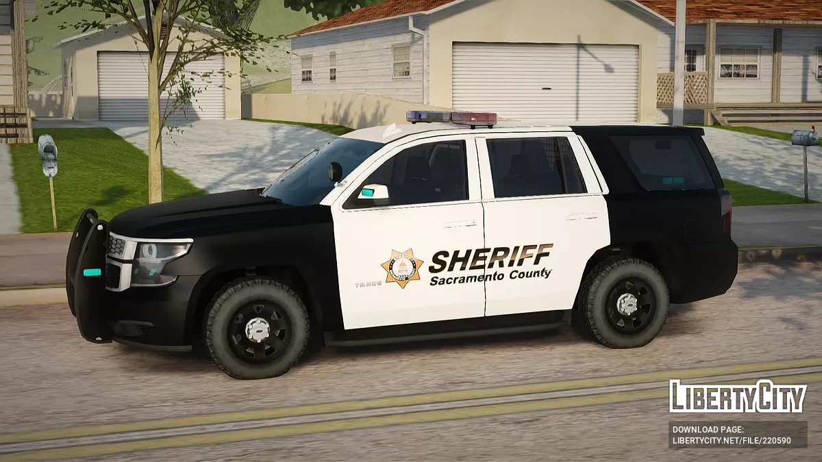 Chevrolet Tahoe 2015 Sacramento Sheriff Department Regular Unit / GTA San Andreas