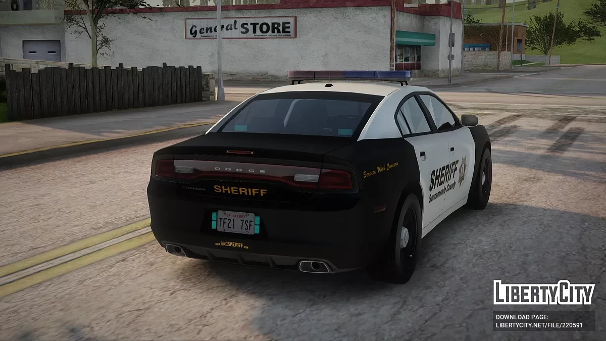 Dodge Charger 2012 Sacramento Sheriff Department / GTA San Andreas