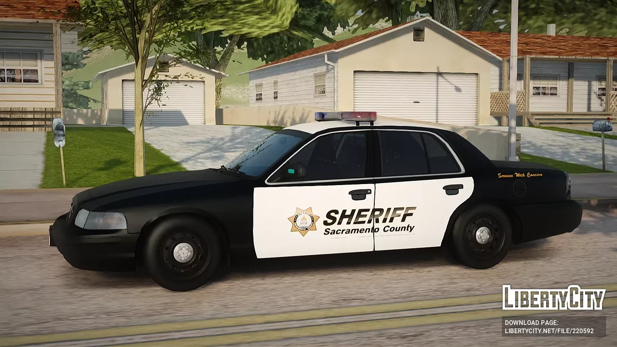 Ford Crown Victoria 2005 Sacramento Sheriff Department / GTA San Andreas