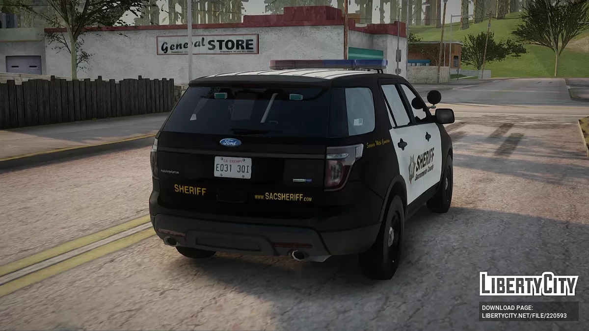 Ford Explorer 2013 Sacramento Sheriff Department / GTA San Andreas