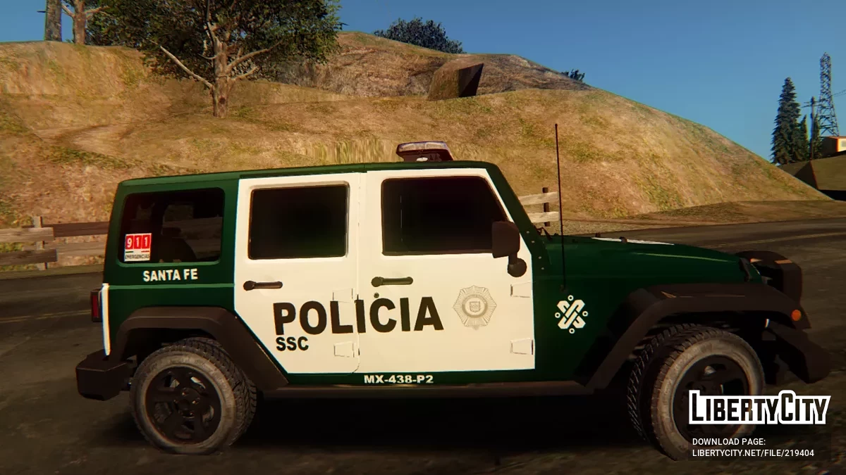 JEEP Wrangler Policia CDMX 2020 / GTA San Andreas