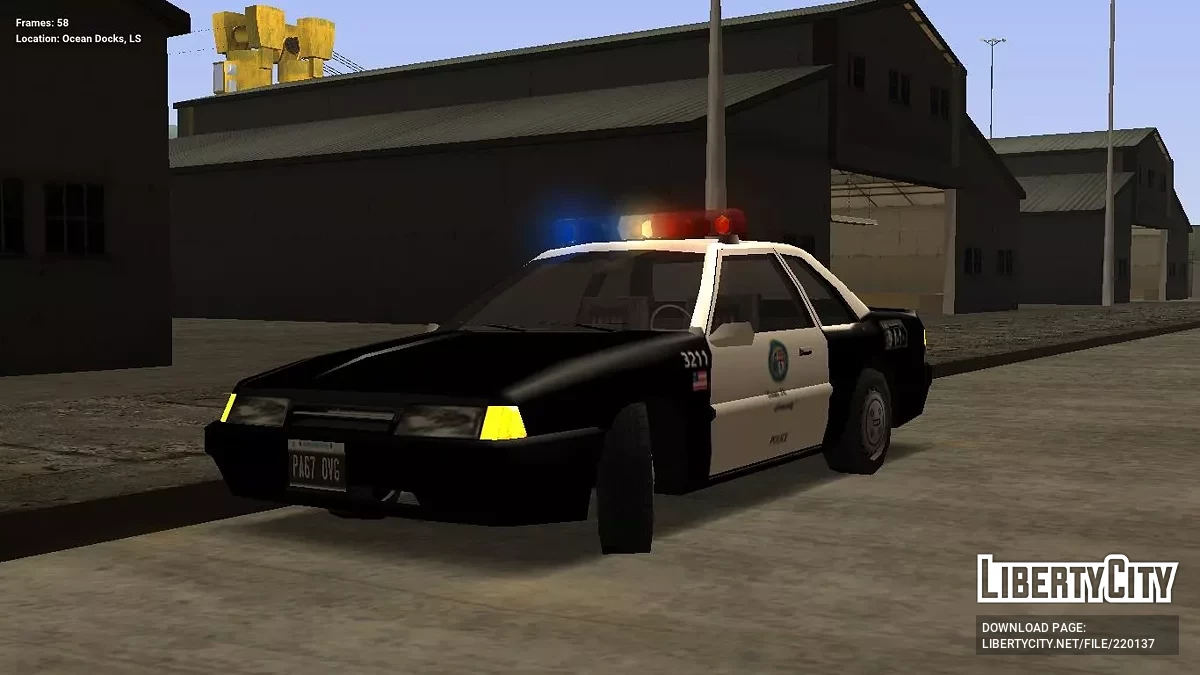 Karin Previon LSPD (LAPD-пародия + поддержка ImVehFt) / GTA San Andreas