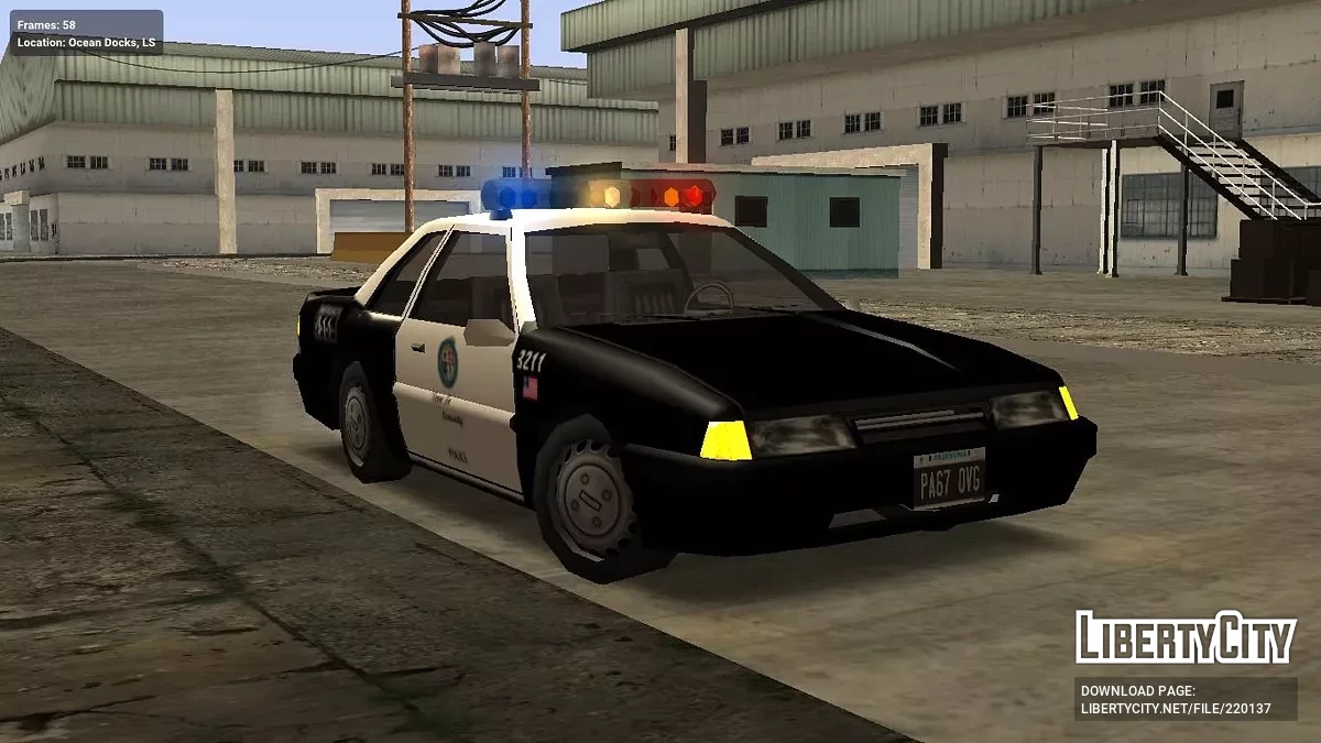 Karin Previon LSPD (LAPD-пародия + поддержка ImVehFt) / GTA San Andreas