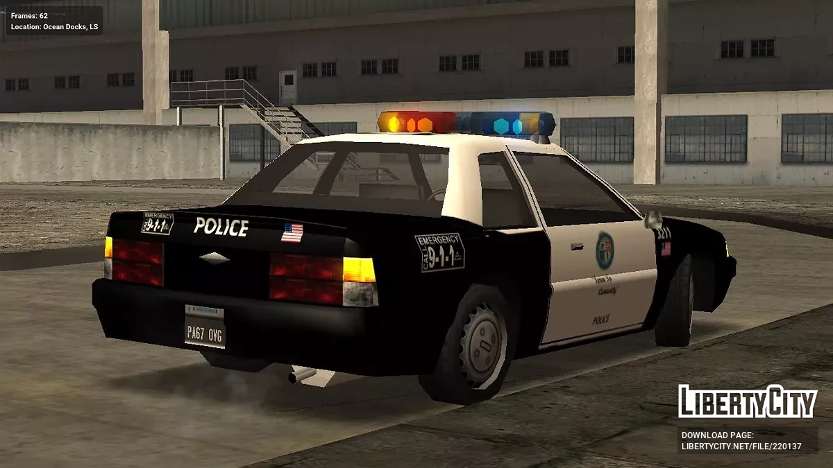 Karin Previon LSPD (LAPD-пародия + поддержка ImVehFt) / GTA San Andreas