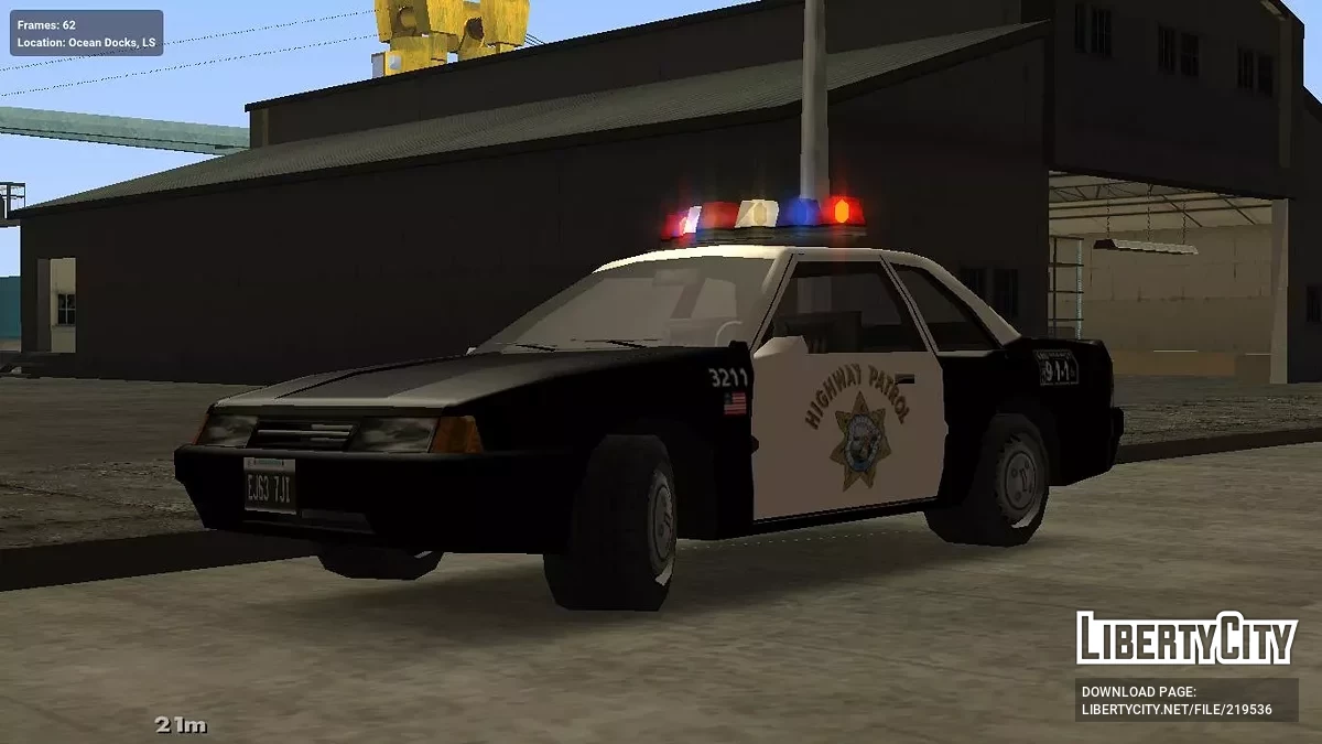 Karin Previon SAHP (San Andreas Highway Patrol) / GTA San Andreas