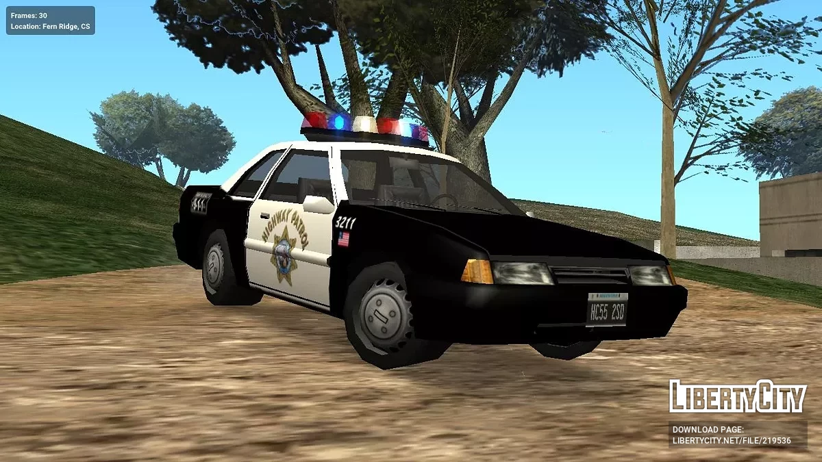 Karin Previon SAHP (San Andreas Highway Patrol) / GTA San Andreas