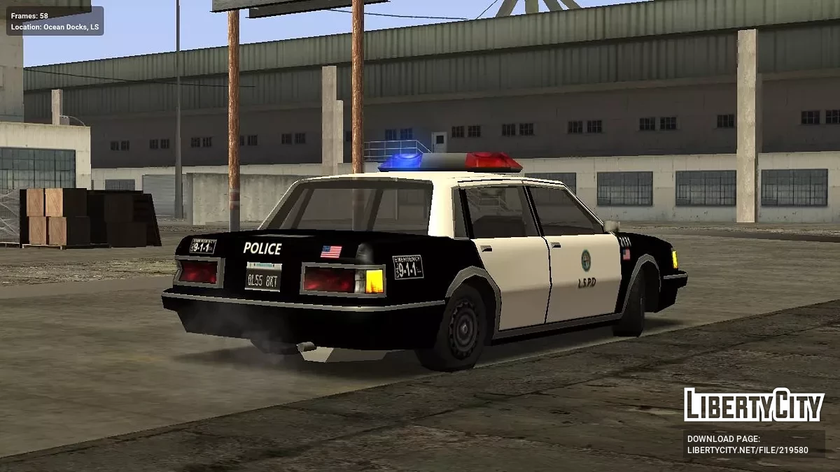 Vulcar Nebula LSPD (IVF) / GTA San Andreas