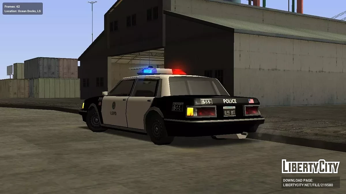 Vulcar Nebula LSPD (IVF) / GTA San Andreas