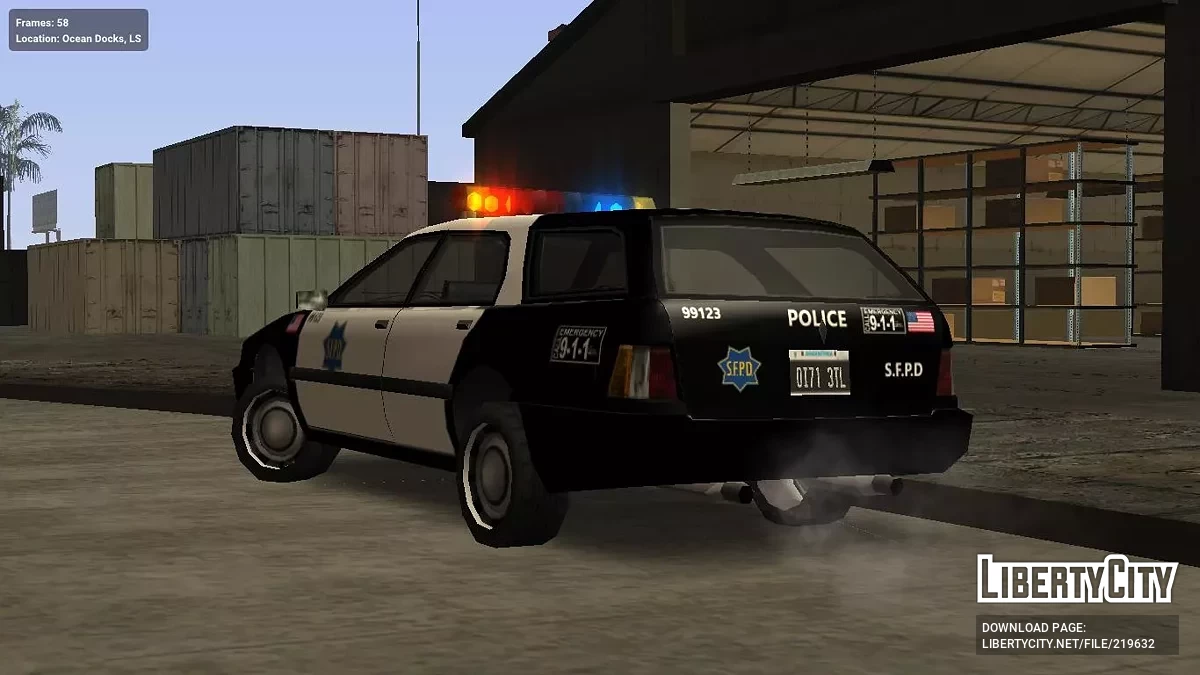 Zirconium Stratum SFPD (IVF + SA-стиль) / GTA San Andreas