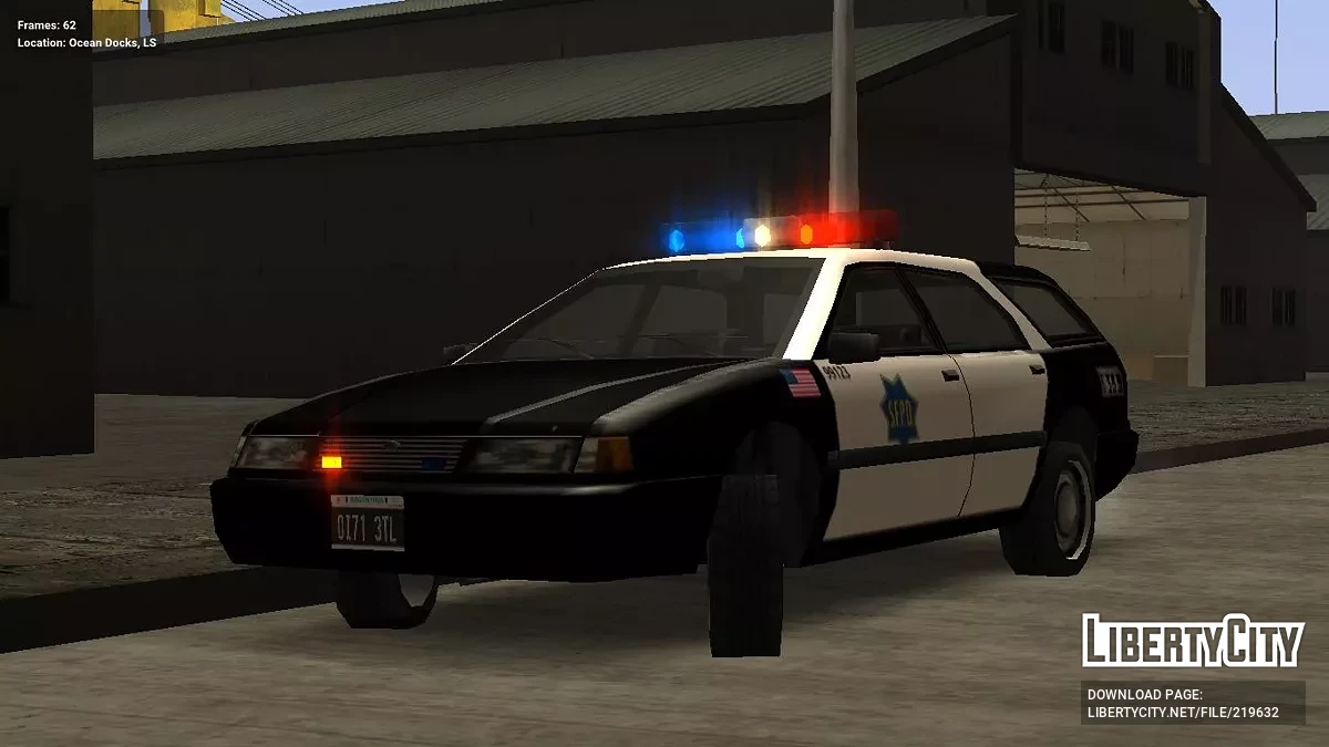 Zirconium Stratum SFPD (IVF + SA-стиль) / GTA San Andreas