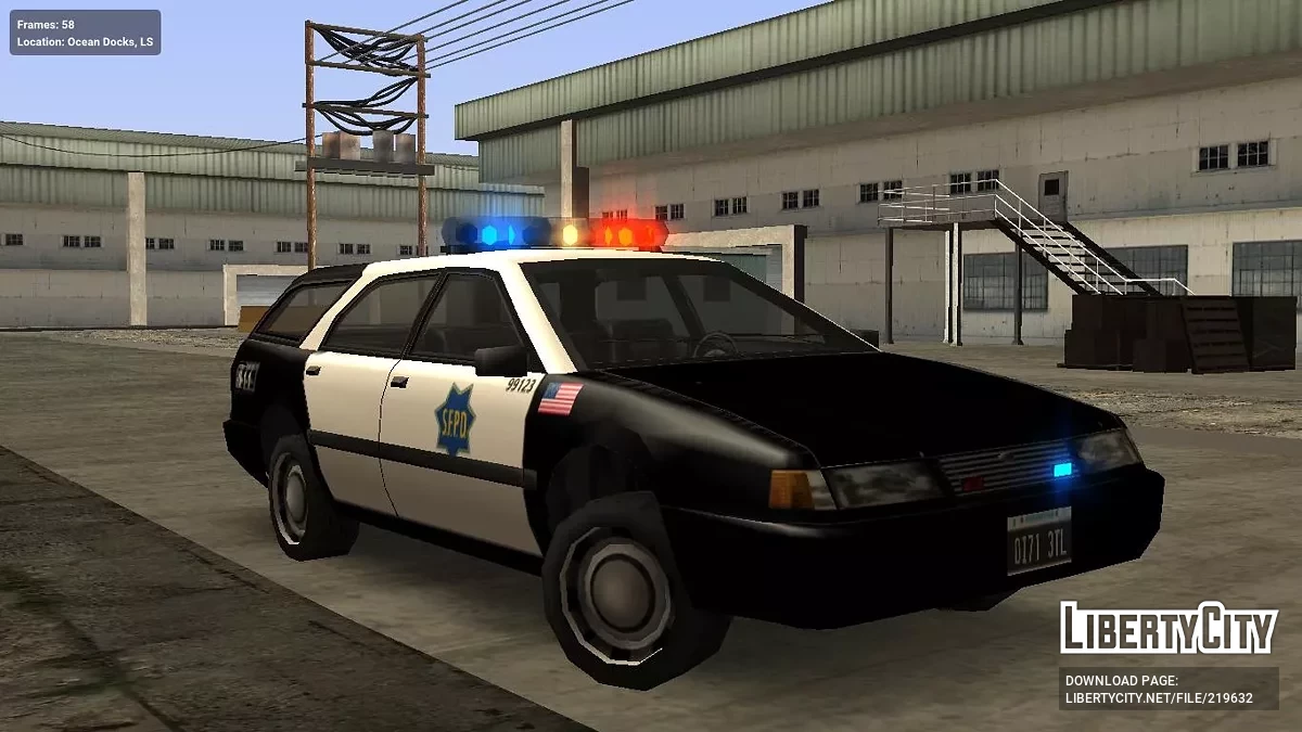 Zirconium Stratum SFPD (IVF + SA-стиль) / GTA San Andreas
