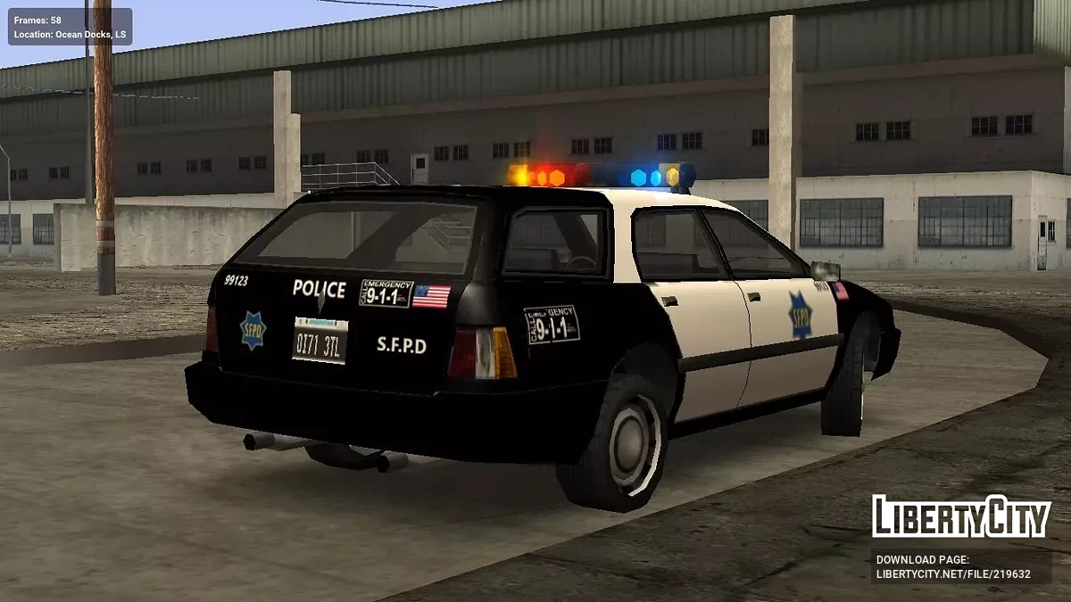 Zirconium Stratum SFPD (IVF + SA-стиль) / GTA San Andreas