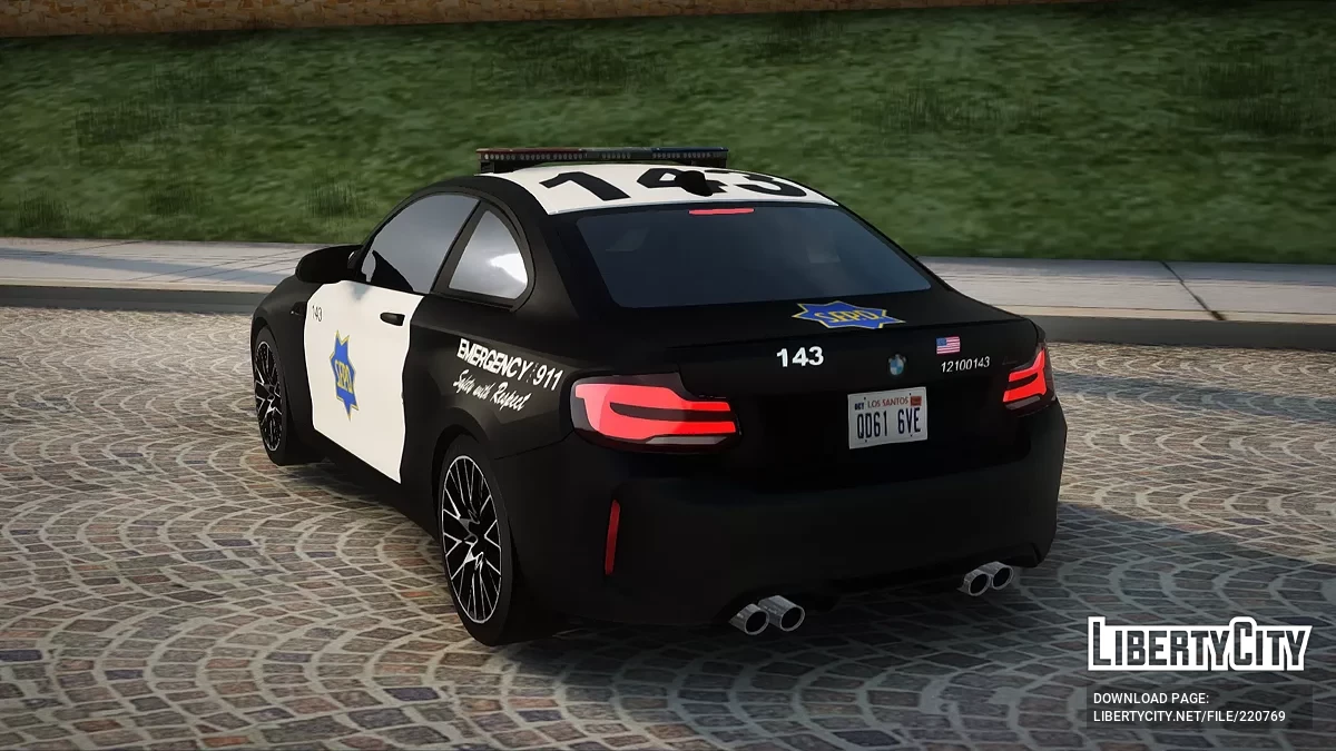 BMW M2 Сompetition SFPD / GTA San Andreas