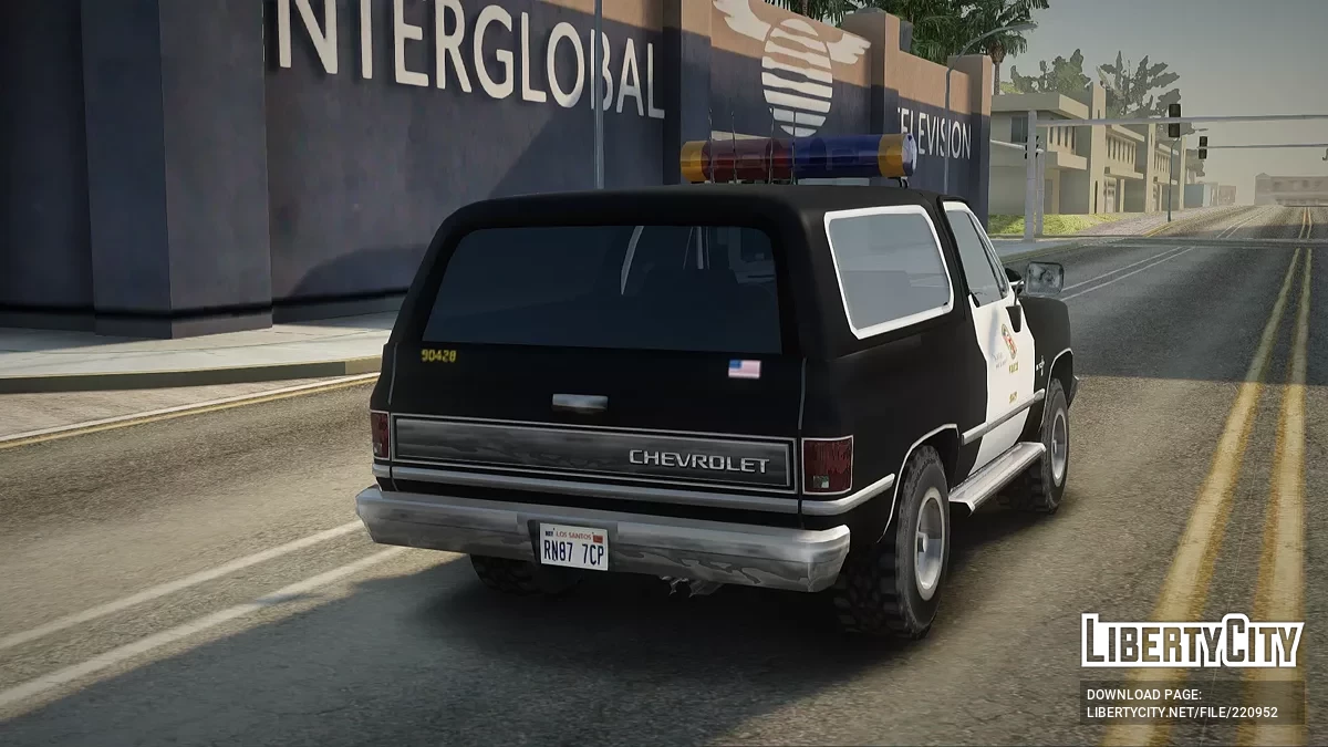 Chevrolet Blazer Los Angeles Police Departament / GTA San Andreas