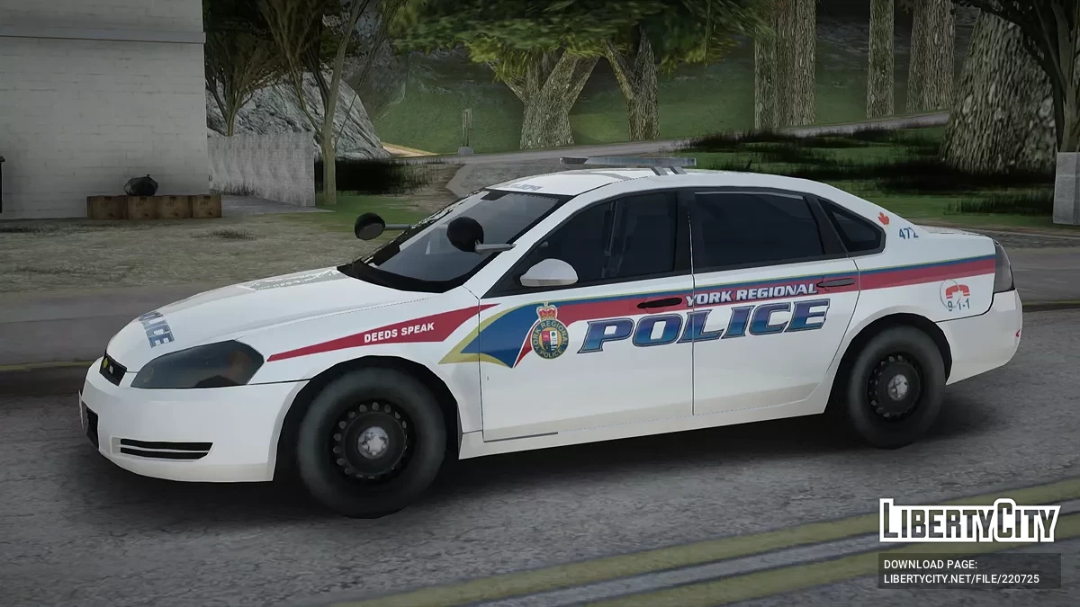 Chevrolet Impala '06 York Regular Police Departament, Canada / GTA San Andreas