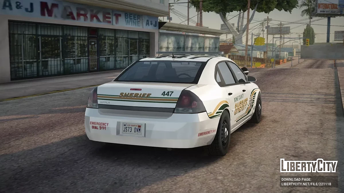 Chevrolet Impala 2006 Bone County Sheriff Departament / GTA San Andreas
