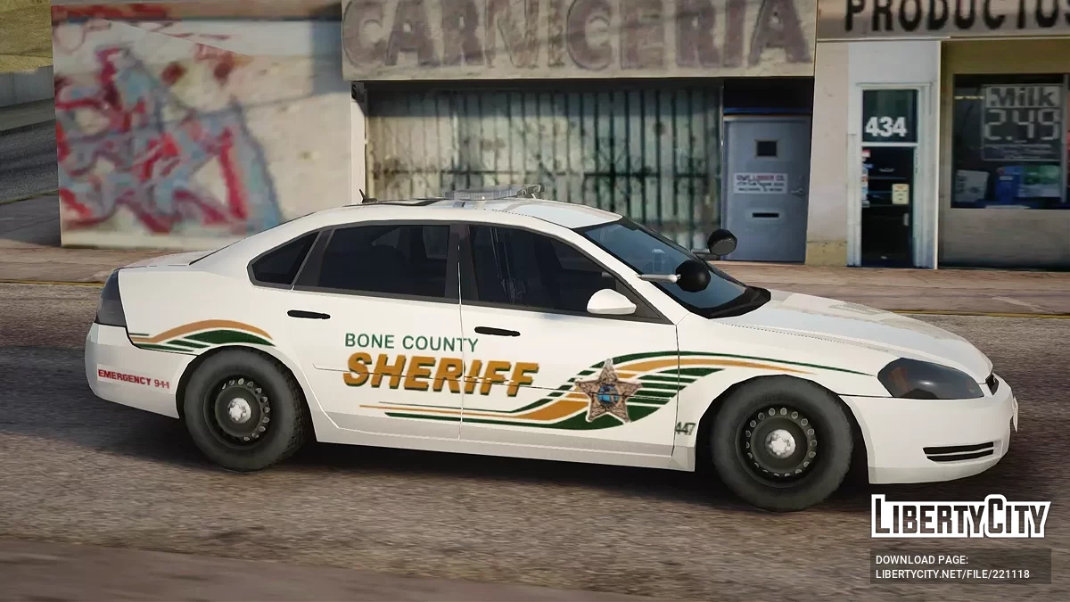 Chevrolet Impala 2006 Bone County Sheriff Departament / GTA San Andreas