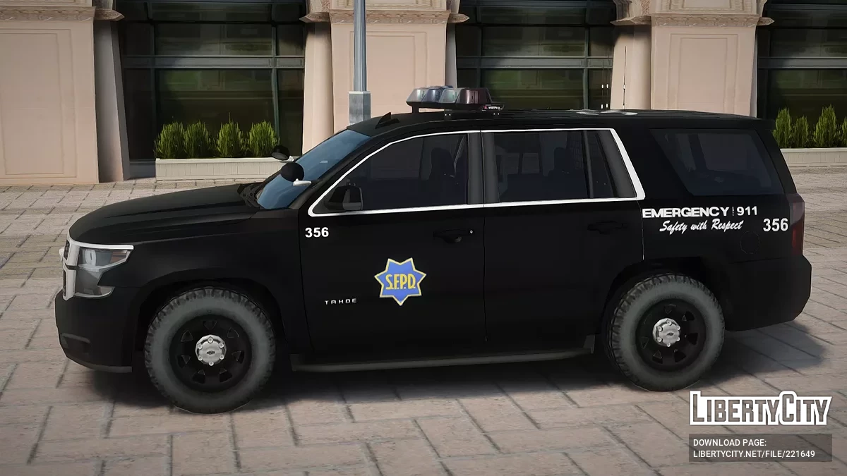 Chevrolet Tahoe '15 SFPD Airport Service / GTA San Andreas