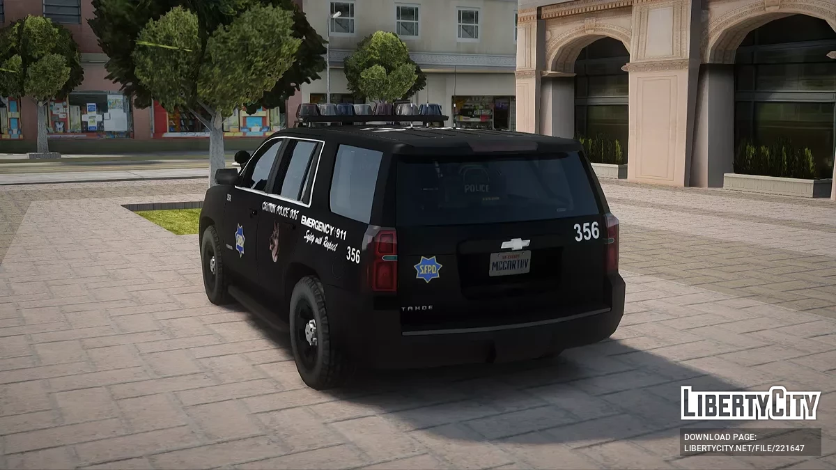 Chevrolet Tahoe SFPD Airport K-9 / GTA San Andreas