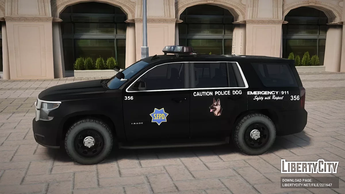 Chevrolet Tahoe SFPD Airport K-9 / GTA San Andreas