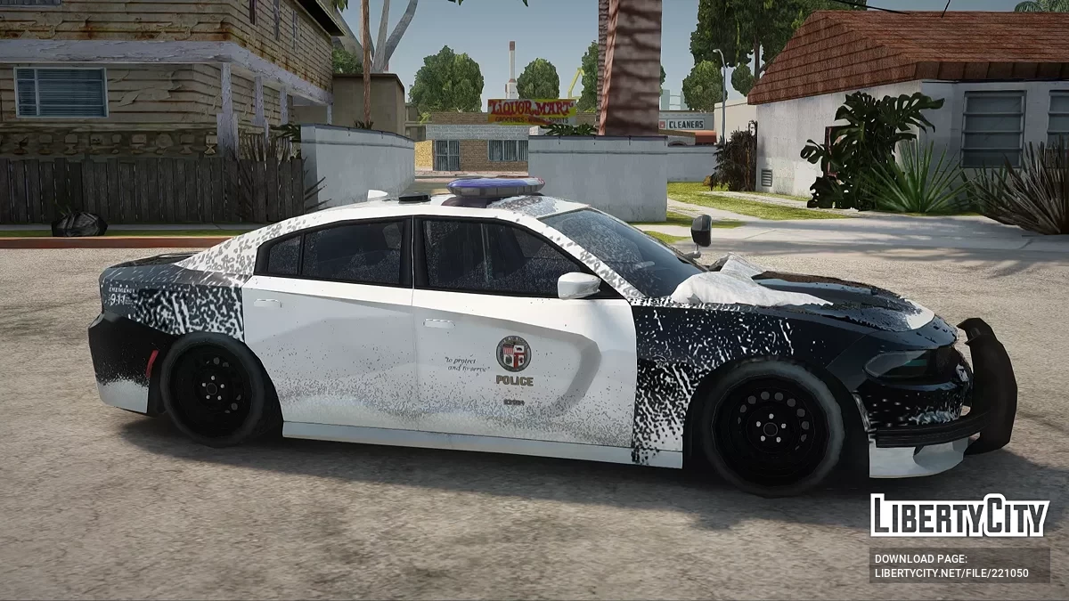 Dodge Charger Los Angeles Police Departament Winter Edition / GTA San Andreas