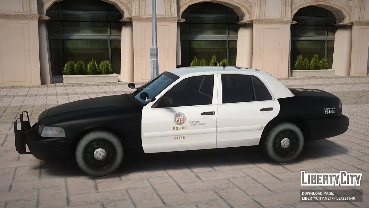 Ford Crown Victoria LAPD South Traffic Division Slicktop / GTA San Andreas