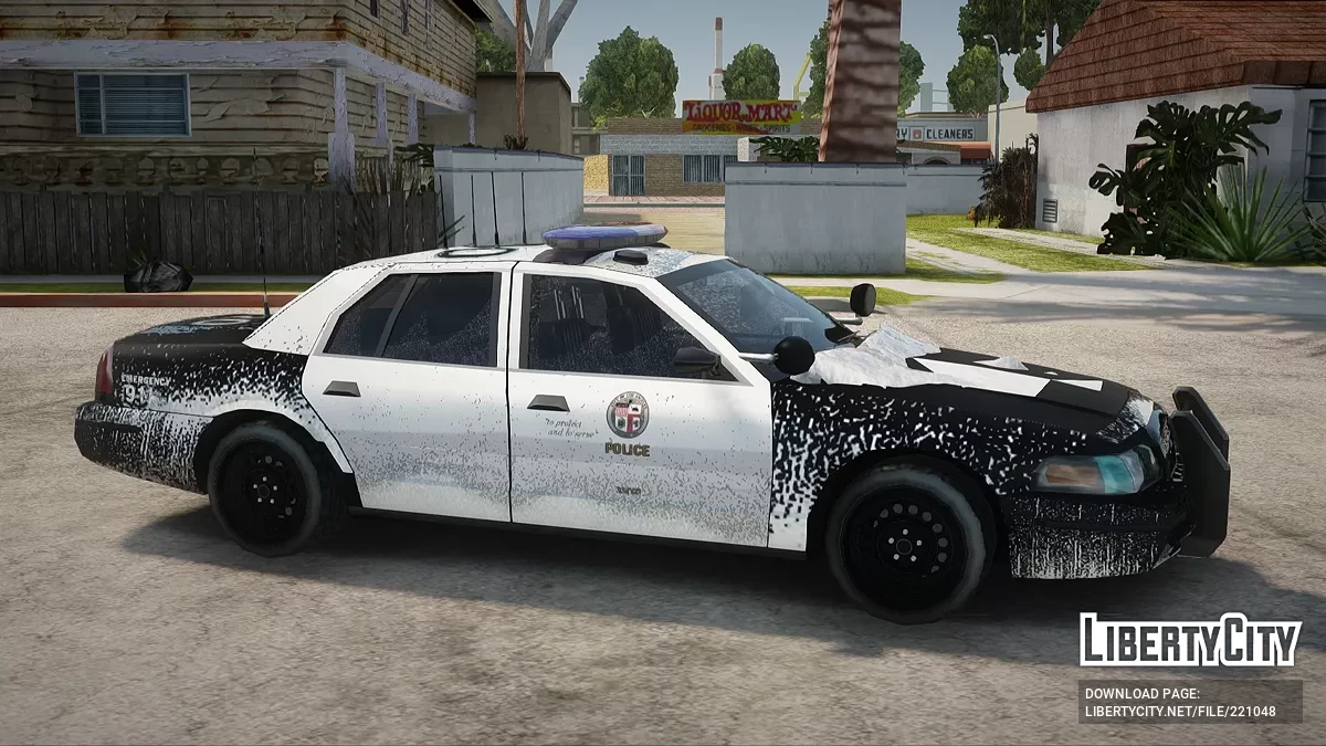 Ford Crown Victoria Los Angeles Police Departament Winter Edition / GTA San Andreas