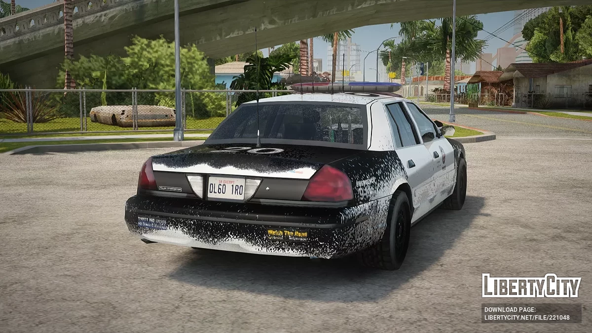 Ford Crown Victoria Los Angeles Police Departament Winter Edition / GTA San Andreas