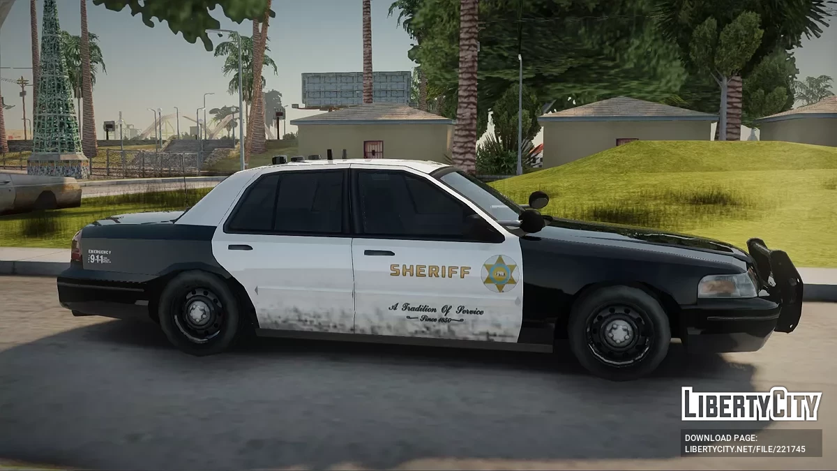 Ford Crown Victoria Los-Santos County Sheriff Department Slicktop / GTA San Andreas