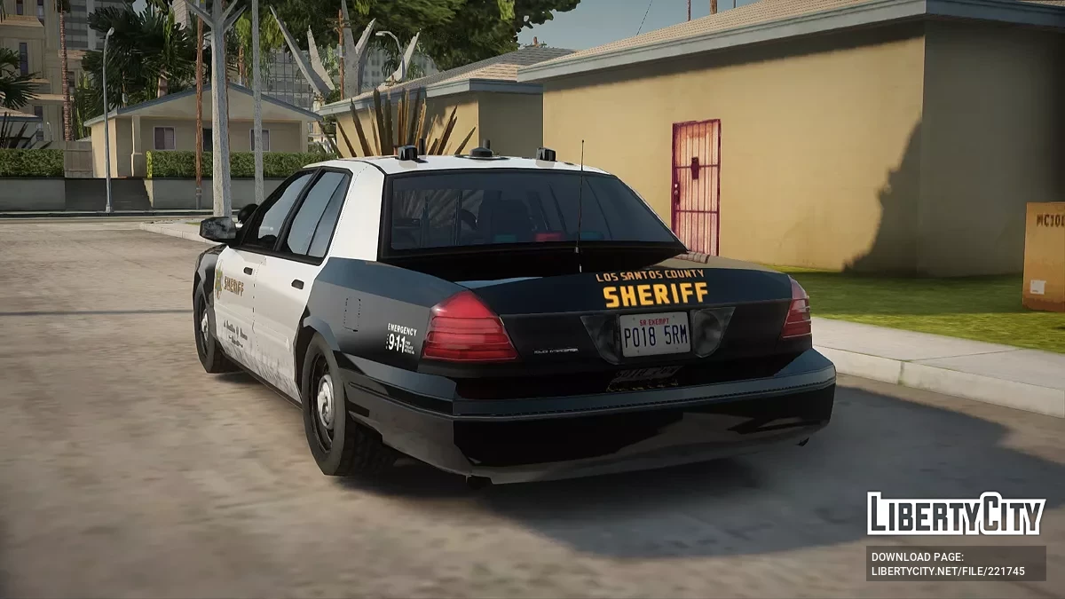 Ford Crown Victoria Los-Santos County Sheriff Department Slicktop / GTA San Andreas