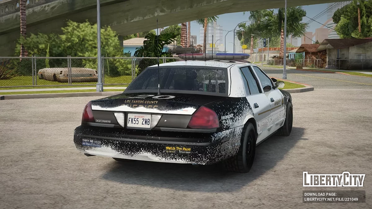 Ford Crown Victoria Los Santos Sheriff Departament Winter Edition / GTA San Andreas