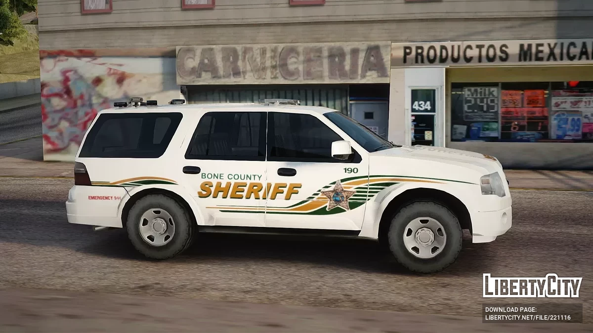 Ford Expedition 2011 Bone County Sheriff Departament / GTA San Andreas