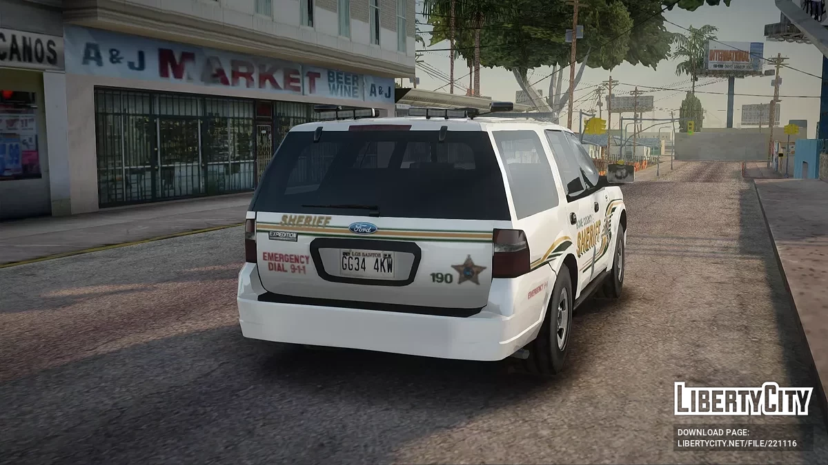 Ford Expedition 2011 Bone County Sheriff Departament / GTA San Andreas