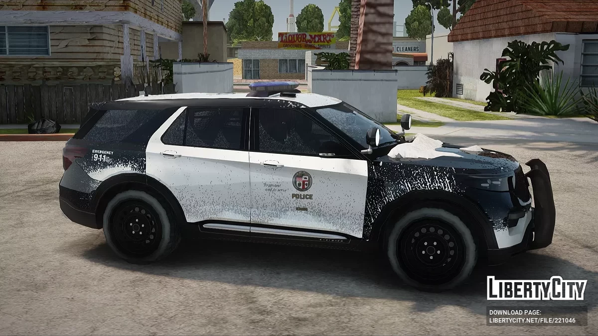 Ford Explorer Los Angeles Police Departament Winter Edition / GTA San Andreas