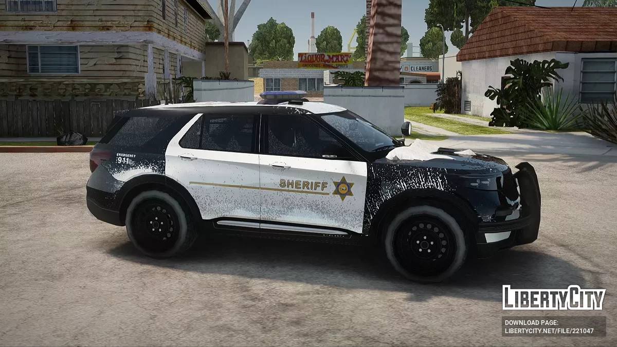 Ford Explorer Los Santos Sheriff Departament Winter Edition / GTA San Andreas