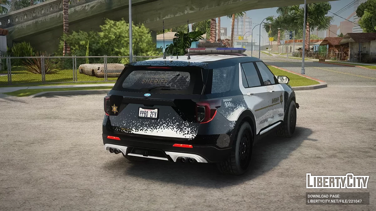 Ford Explorer Los Santos Sheriff Departament Winter Edition / GTA San Andreas