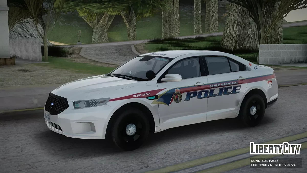 Ford Taurus '11 Slicktop York Regular Police Departament, Canada / GTA San Andreas