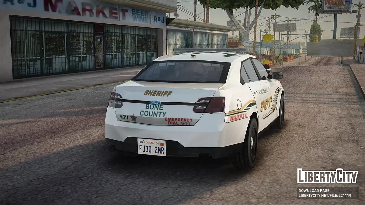 Ford Taurus 2011 Bone County Sheriff Departament / GTA San Andreas
