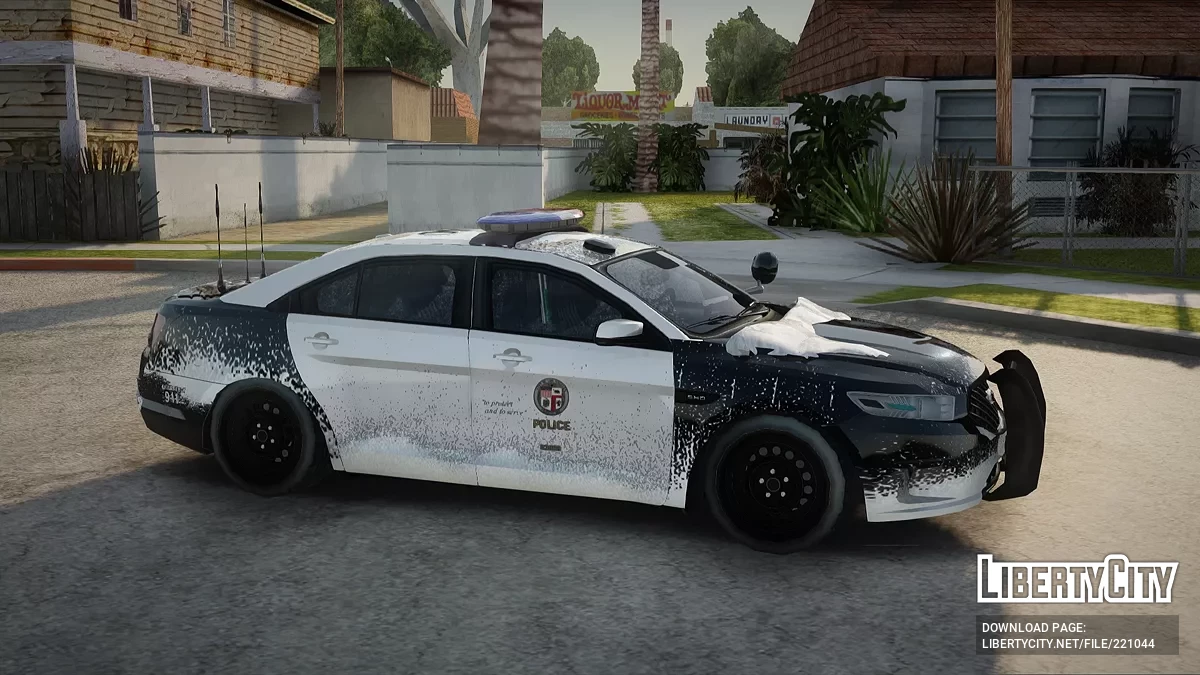 Ford Taurus Los Angeles Police Departament Winter Edition / GTA San Andreas