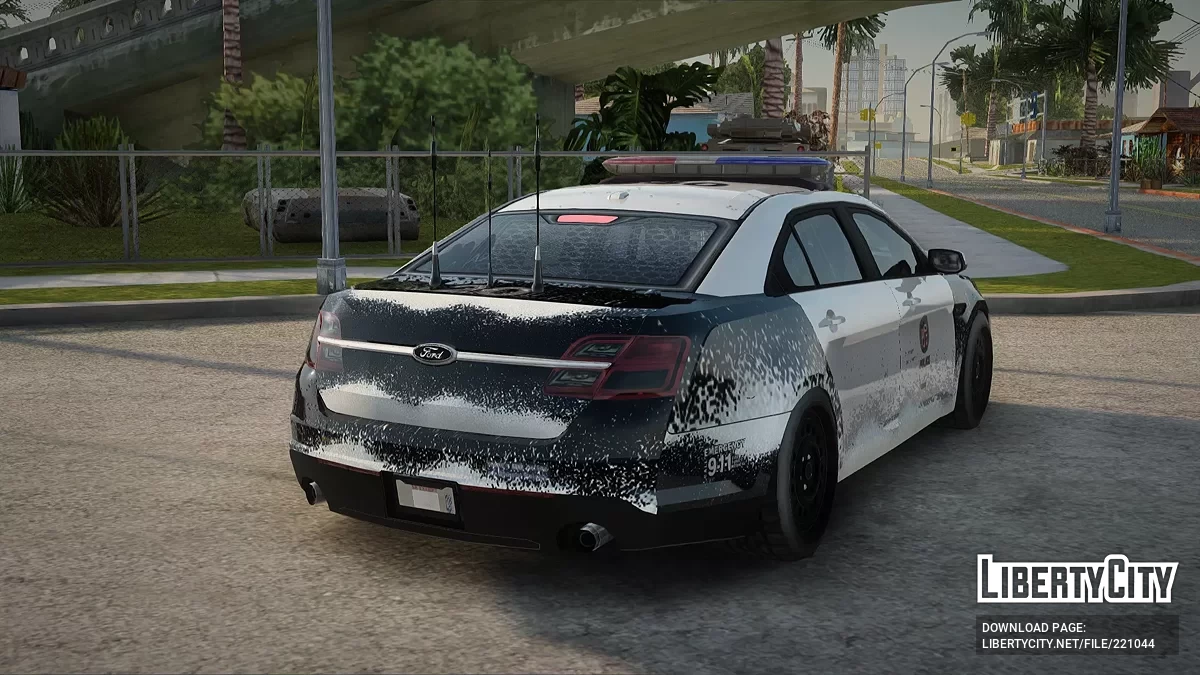 Ford Taurus Los Angeles Police Departament Winter Edition / GTA San Andreas