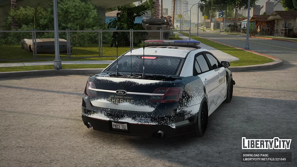Ford Taurus Los Santos Sheriff Departament Winter Edition / GTA San Andreas