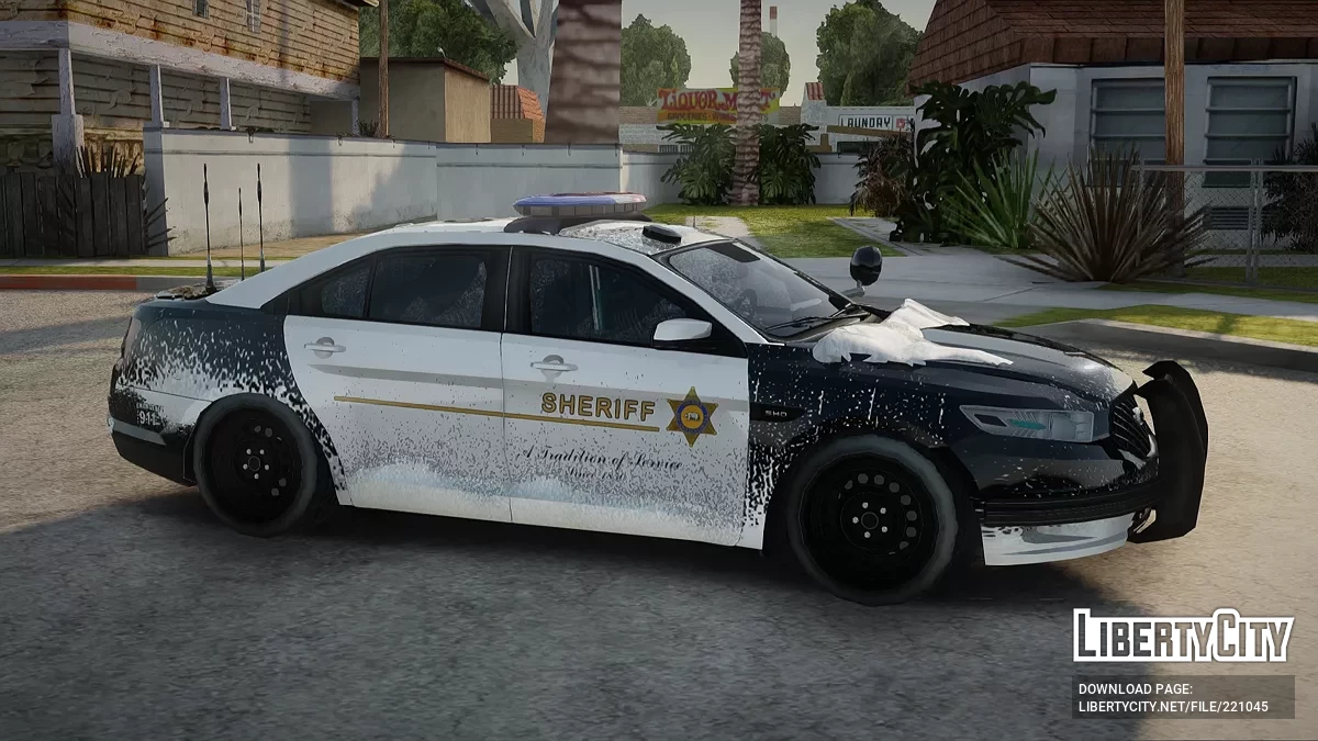 Ford Taurus Los Santos Sheriff Departament Winter Edition / GTA San Andreas
