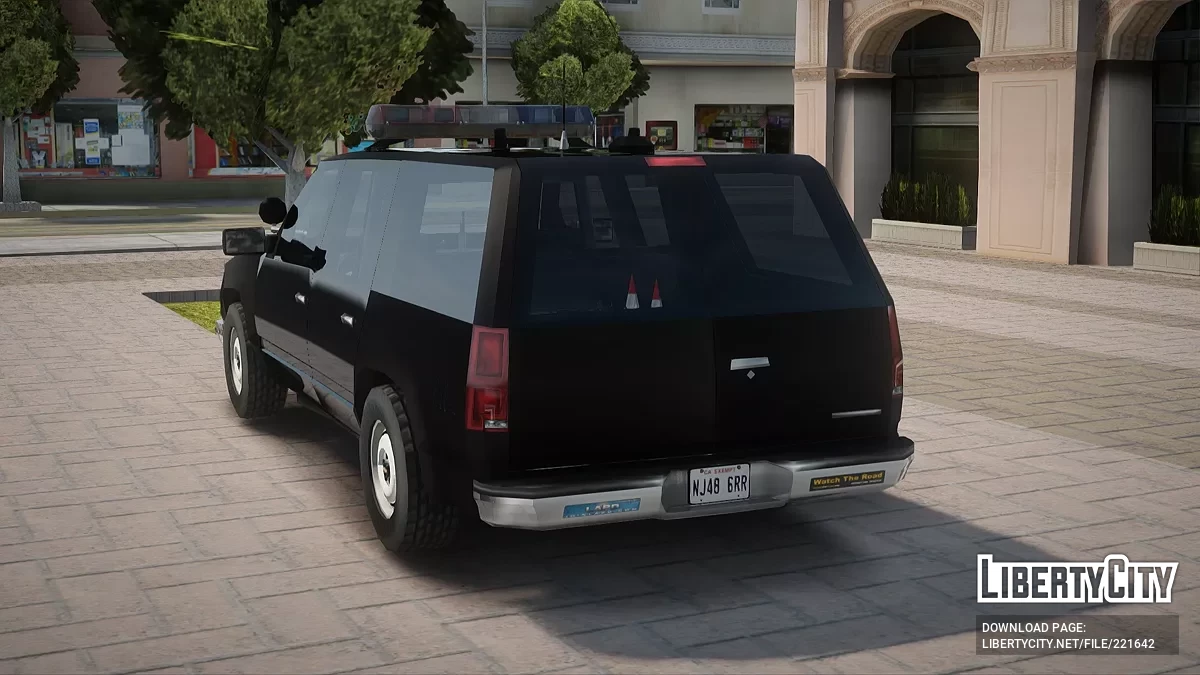 LAPD Chevrolet Tahoe 90s [AVS] / GTA San Andreas