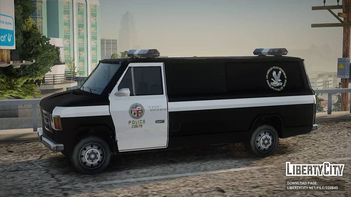 News Van (Enforcer) LAPD SWAT / GTA San Andreas
