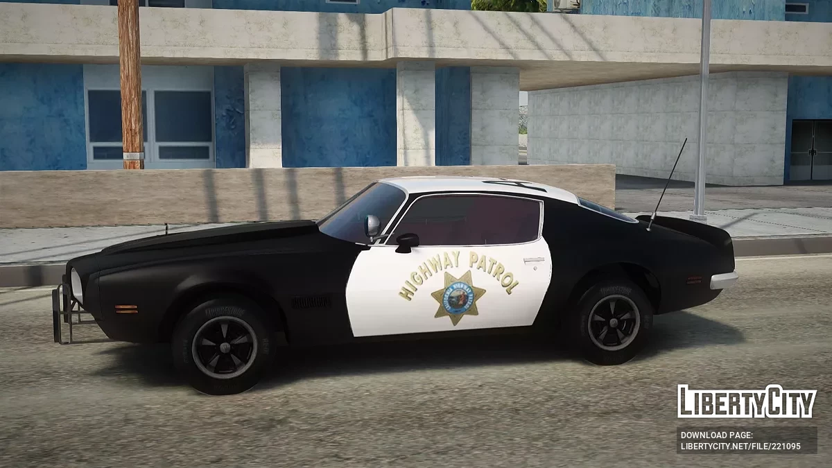 Pontiac Firebird 1970 California Highway Patrol / GTA San Andreas