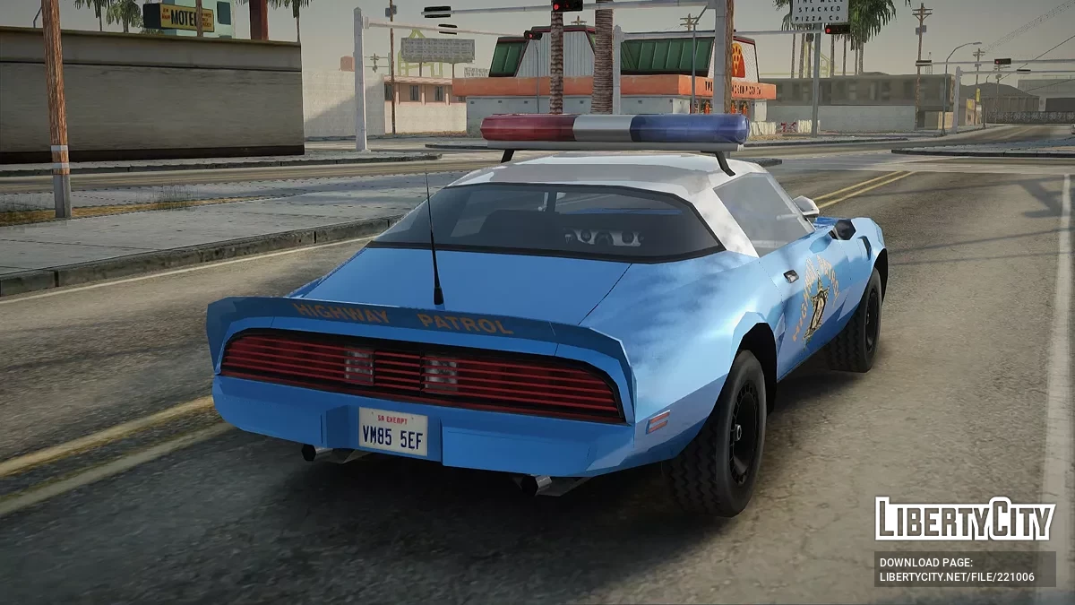 Pontiac Firebird Trans Am '79 Nevada Highway Patrol / GTA San Andreas