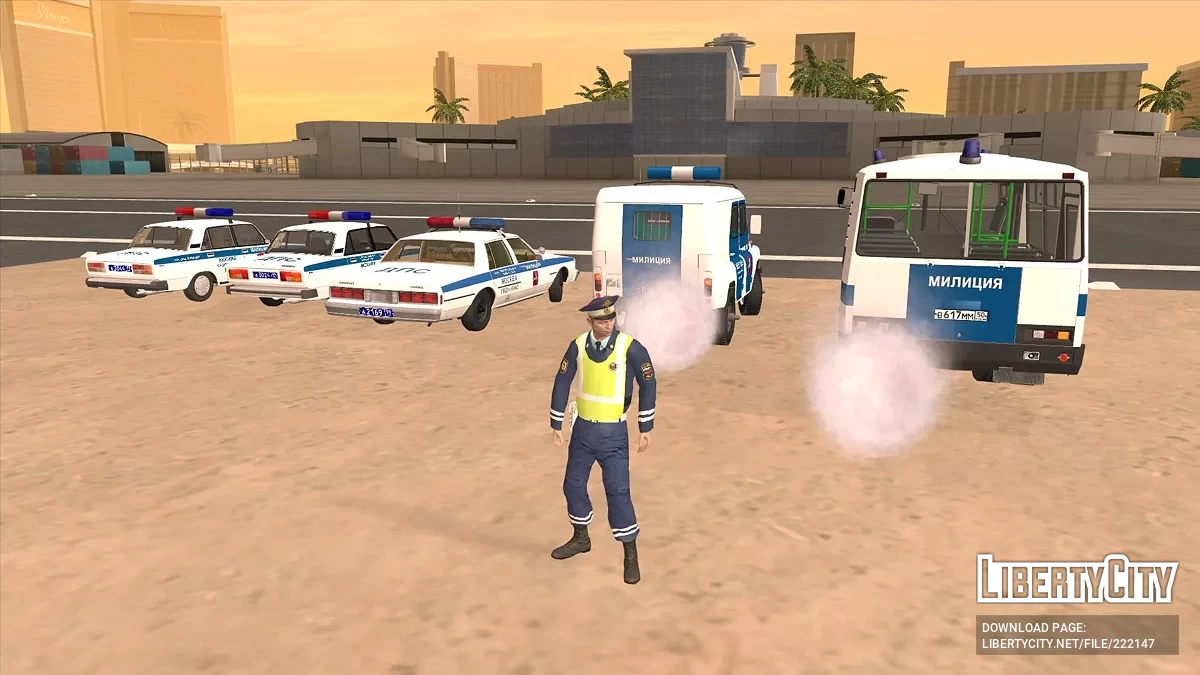 Пак автомобилей Московской Милиции 2000-х / GTA San Andreas