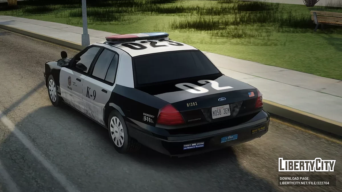 Ford Crown Victoria LAPD K-9 / GTA San Andreas