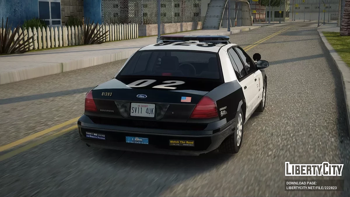 Ford Crown Victoria LAPD Marked Traffic Division / GTA San Andreas